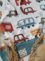 Reststück 130cm Bio-Jersey Cars – Bild 20