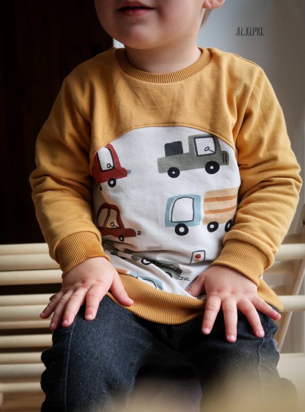 Reststück 130cm Bio-Jersey Cars – Bild 19