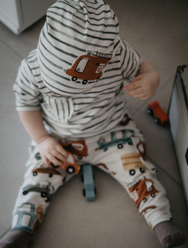 Reststück 130cm Bio-Jersey Cars – Bild 13