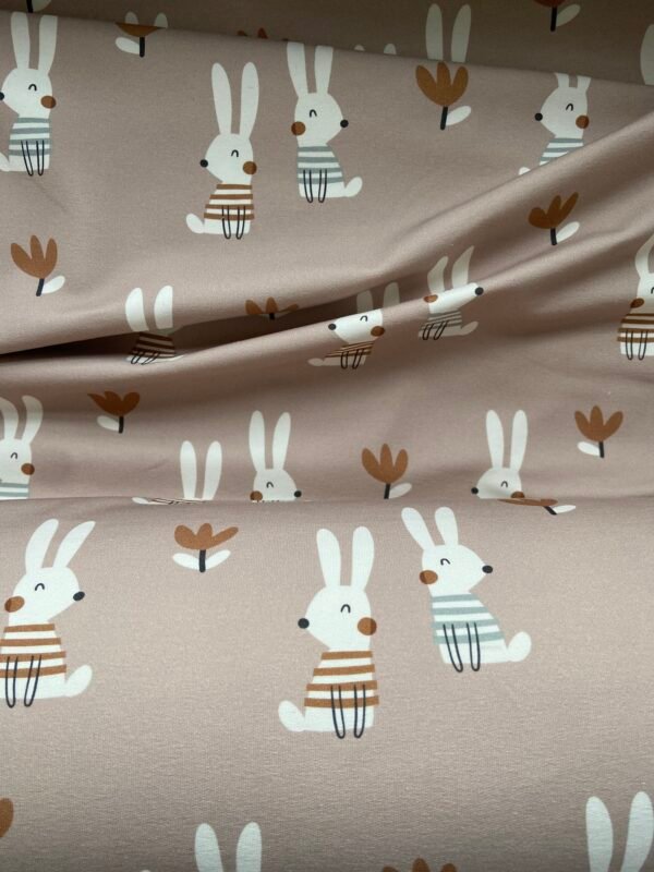 Bio-French-Terry Funny Bunny – Bild 4