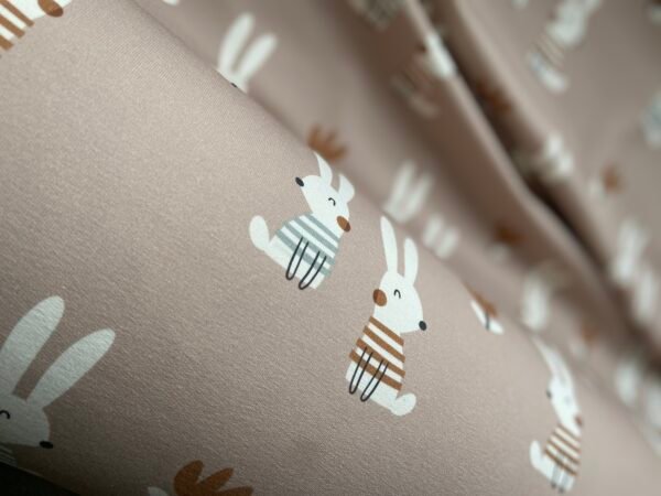 Bio-French-Terry Funny Bunny – Bild 8