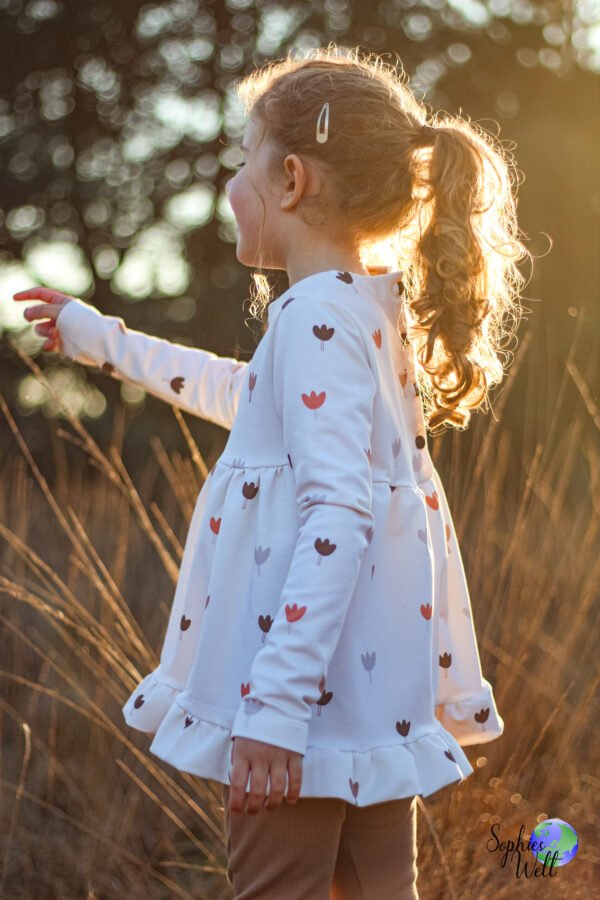 Bio-French-Terry Boho Flowers – Bild 3