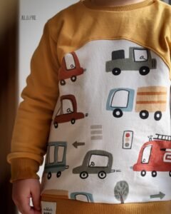 Reststück 130cm Bio-Jersey Cars – Bild 11