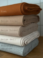 Bündchen Hellgrau Melange – Bild 3