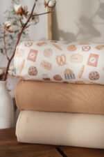 Rib Jersey Caramel – Bild 8