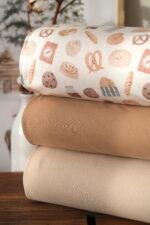 Rib Jersey Caramel – Bild 7