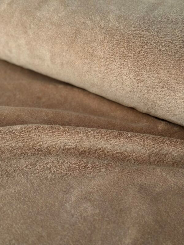 Frottee-Jersey Cacao – Bild 3