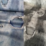 Jeans-Sweat Used Look Blue – Bild 8