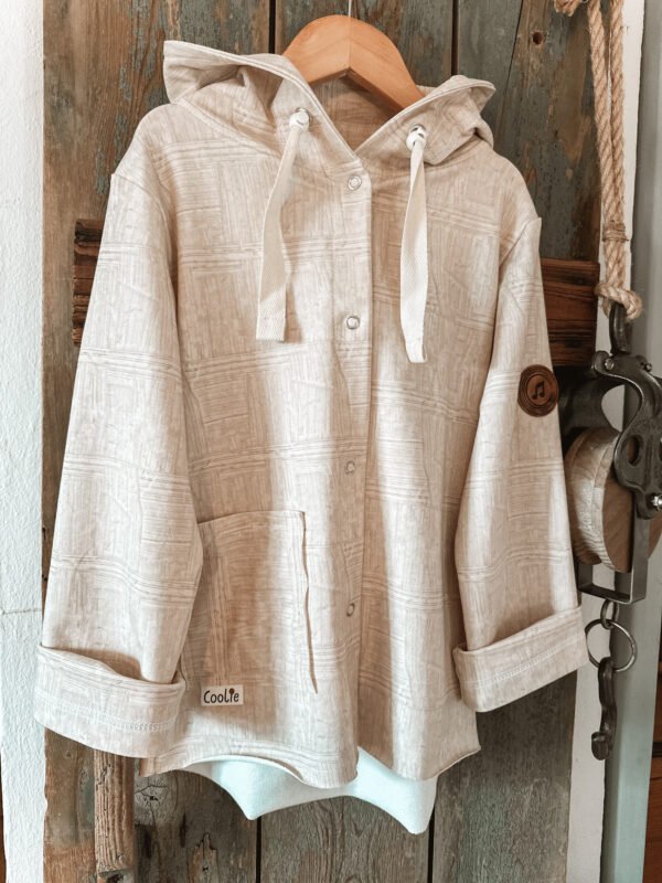 Bio-French Terry Watercolor Paper Creme – Bild 10