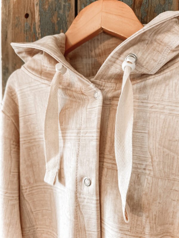 Bio-French Terry Watercolor Paper Creme – Bild 2