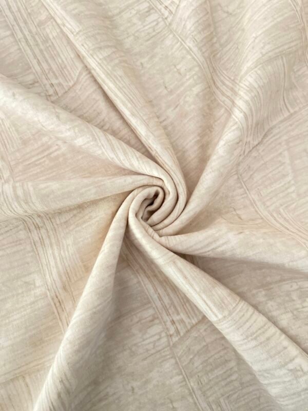 Bio-French Terry Watercolor Paper Creme – Bild 3