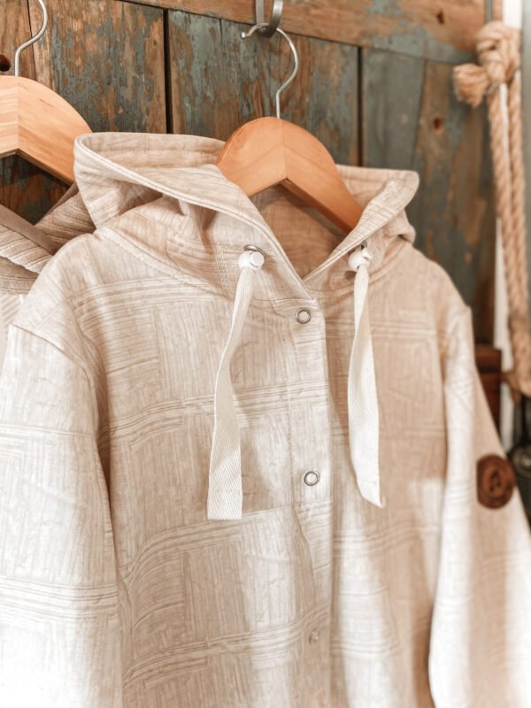 Bio-French Terry Watercolor Paper Creme – Bild 8