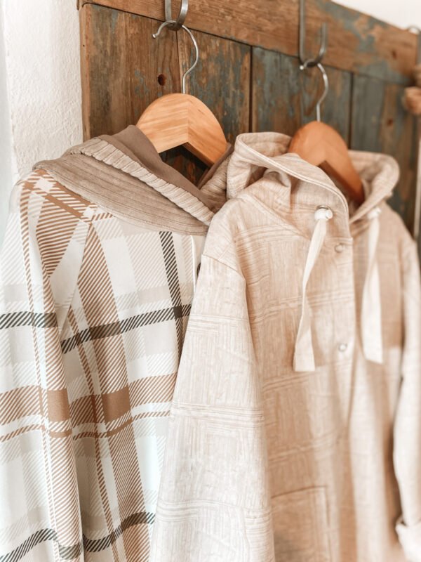 Bio-French Terry Watercolor Paper Creme – Bild 6