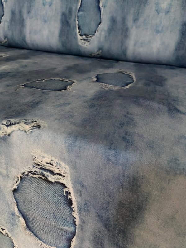 Jeans-Sweat Used Look Blue – Bild 10