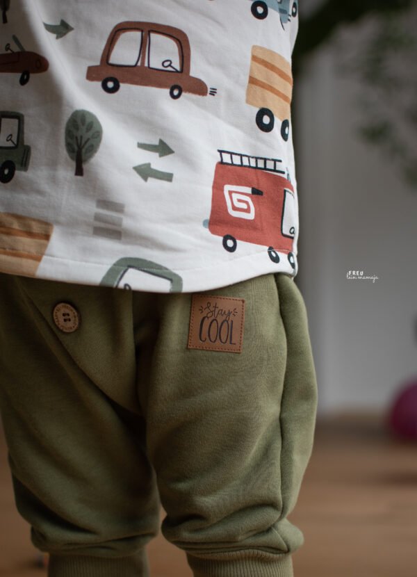 Reststück 130cm Bio-Jersey Cars – Bild 16