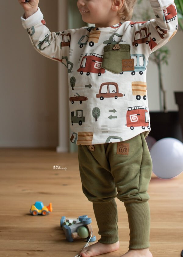 Reststück 130cm Bio-Jersey Cars – Bild 18