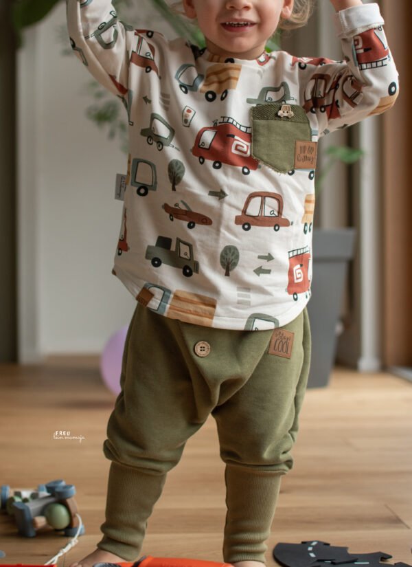 Reststück 130cm Bio-Jersey Cars – Bild 7