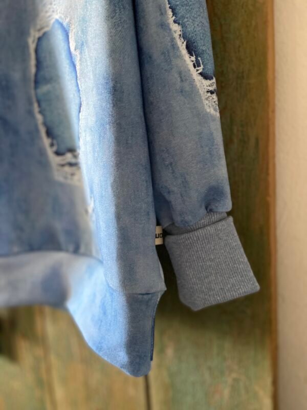 Jeans-Sweat Used Look Blue – Bild 14