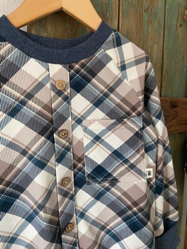 Karo Keno Sweater 110/116 – Bild 2