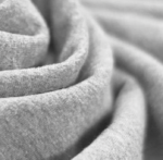 French Terry Hellgrau meliert – Bild 2