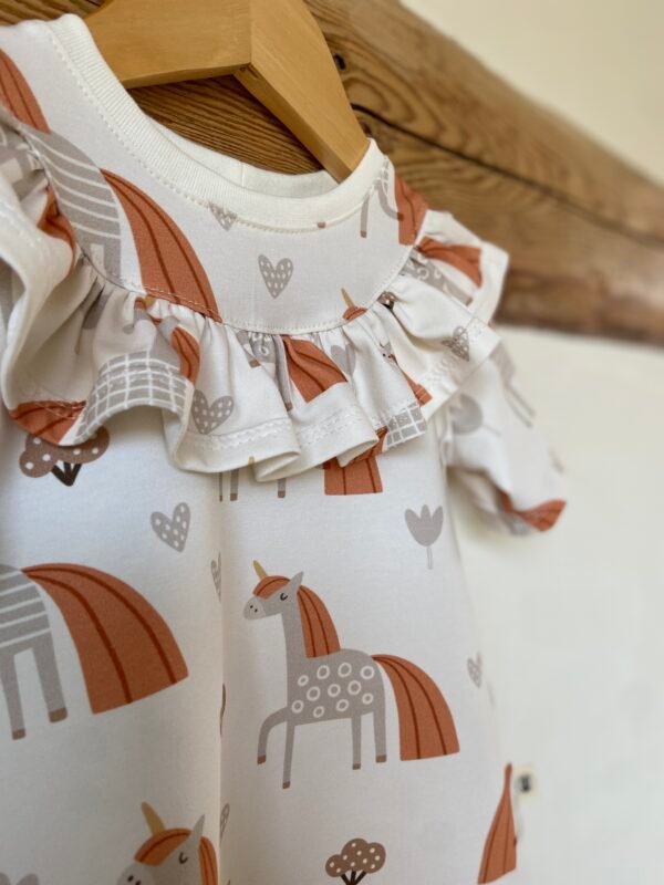 Rüschen Shirt 98/104 – Bild 2