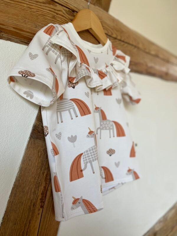 Rüschen Shirt 98/104 – Bild 4