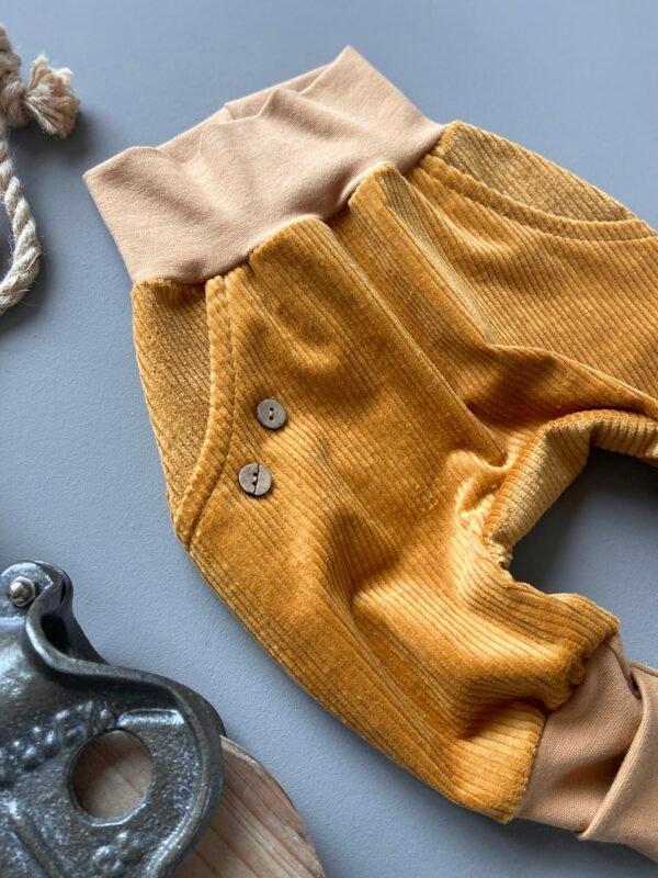 Knickerbocker Breitcord - Mustard 74/80 – Bild 3