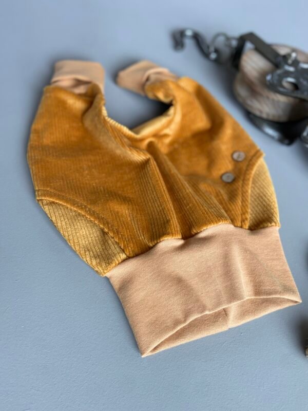 Knickerbocker Breitcord - Mustard 74/80 – Bild 8