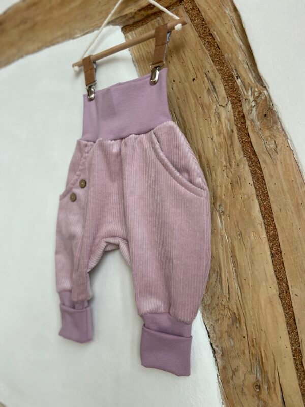 Knickerbocker Breitcord - Altrosa 74/80 – Bild 4