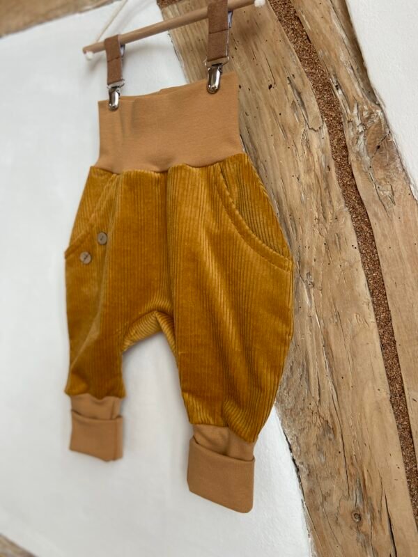 Knickerbocker Breitcord - Mustard 74/80 – Bild 4