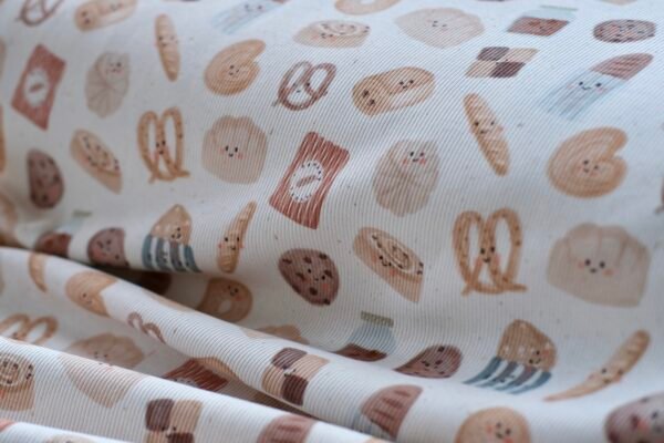 RESTSTÜCK 150cm Rib Jersey SÜßE TEILCHEN – Bild 10