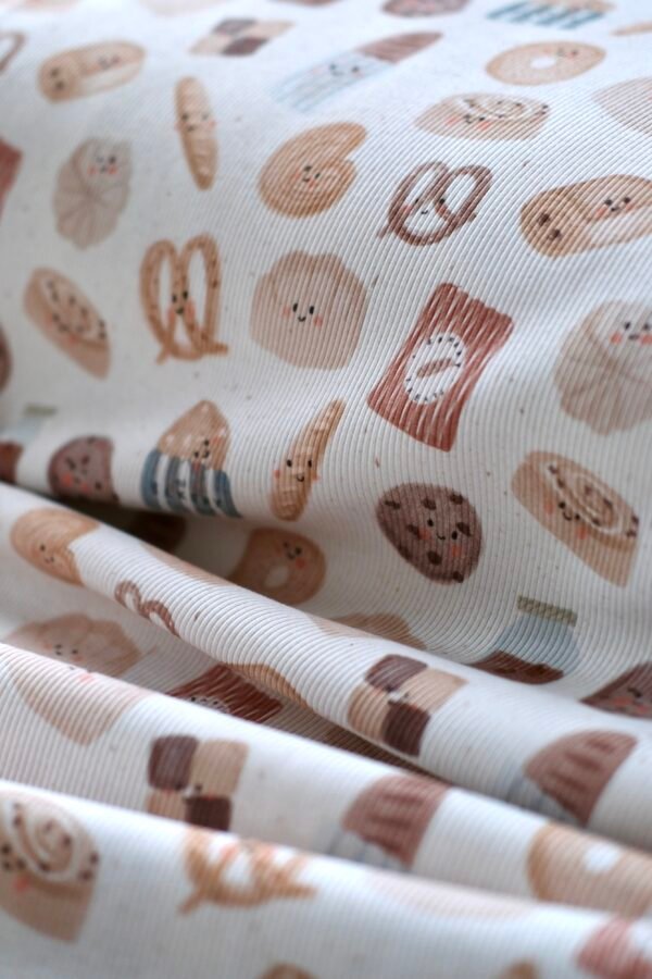 RESTSTÜCK 150cm Rib Jersey SÜßE TEILCHEN – Bild 14