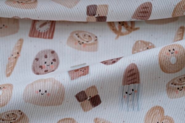 RESTSTÜCK 150cm Rib Jersey SÜßE TEILCHEN – Bild 13