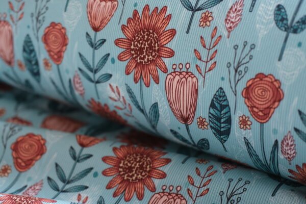 Rib Jersey BOHO FLOWERS – Bild 4