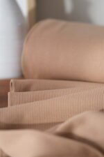 Rib Jersey Caramel – Bild 2