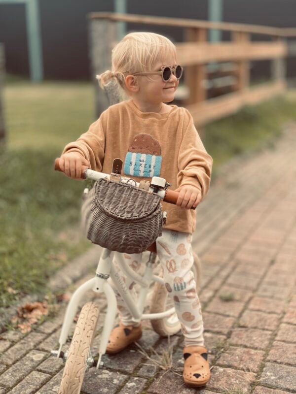 RESTSTÜCK 150cm Rib Jersey SÜßE TEILCHEN – Bild 2