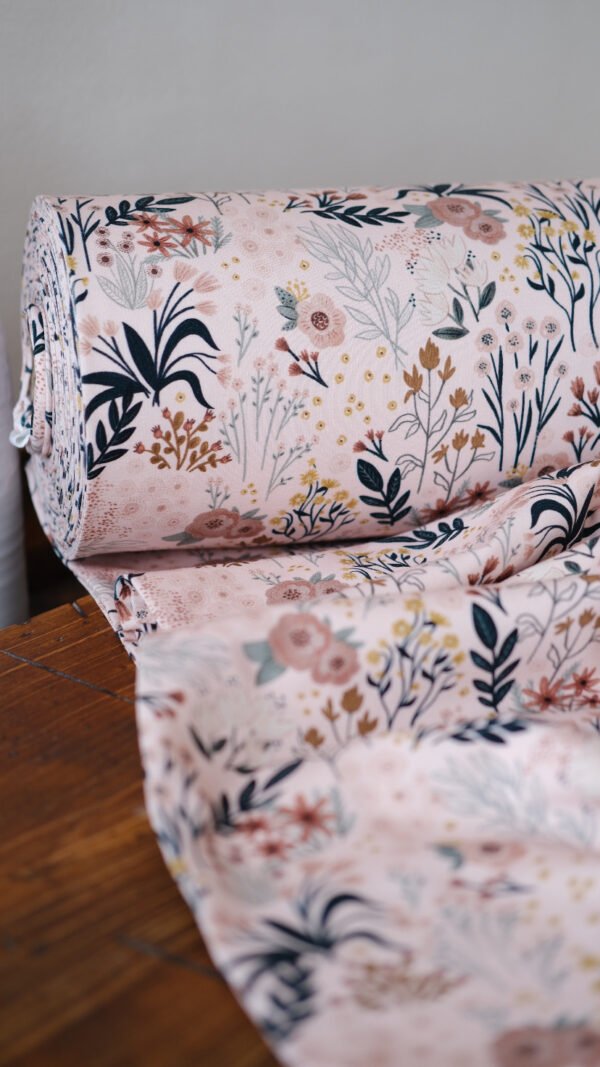 Bio-French Terry WILDBLÜTENZAUBER ROSE – Bild 12