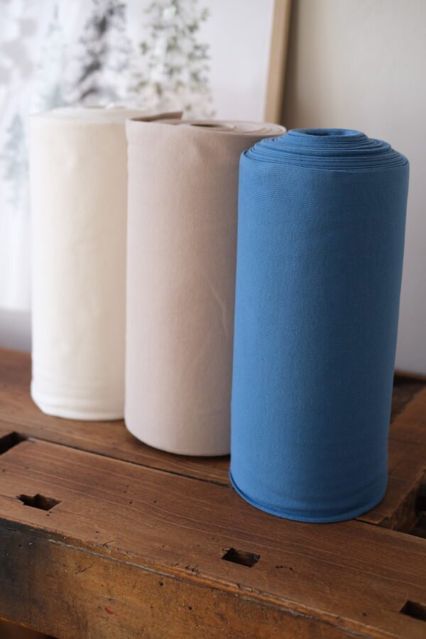 Rib Bündchen Indigo – Bild 3