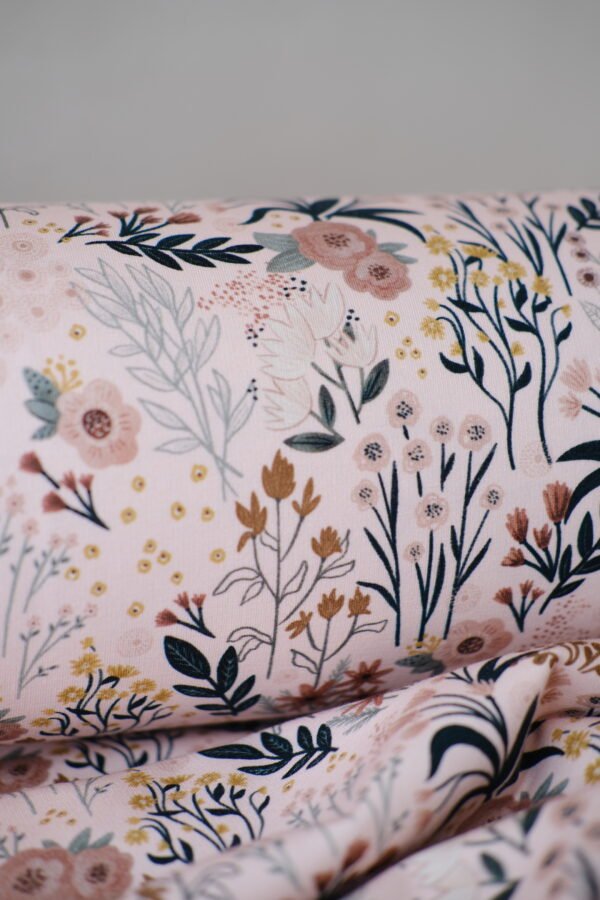 Bio-French Terry WILDBLÜTENZAUBER ROSE – Bild 8