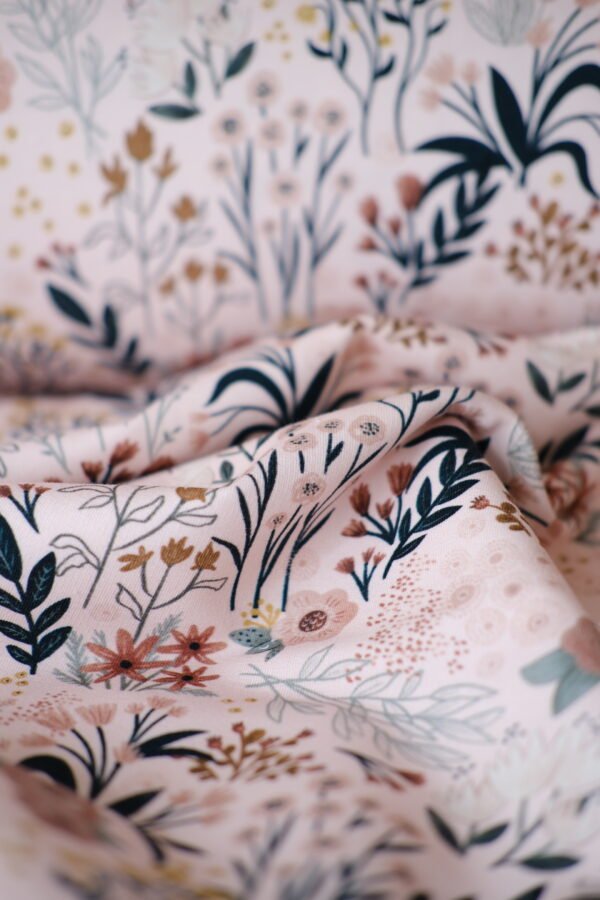 Bio-French Terry WILDBLÜTENZAUBER ROSE – Bild 7