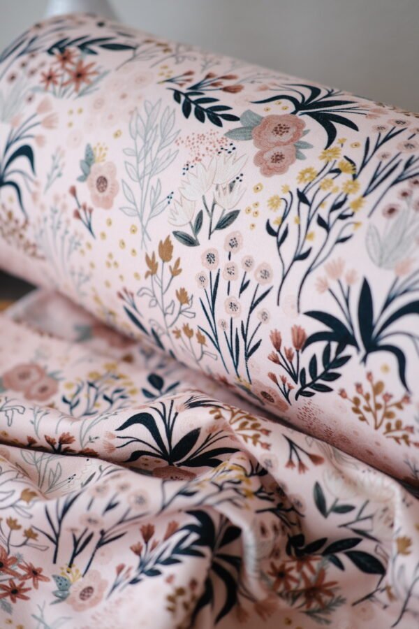 Bio-French Terry WILDBLÜTENZAUBER ROSE – Bild 5