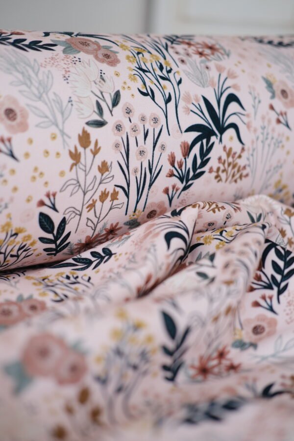 Bio-French Terry WILDBLÜTENZAUBER ROSE – Bild 3