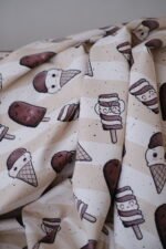 Bio-French Terry EISLIEBE coffee – Bild 3