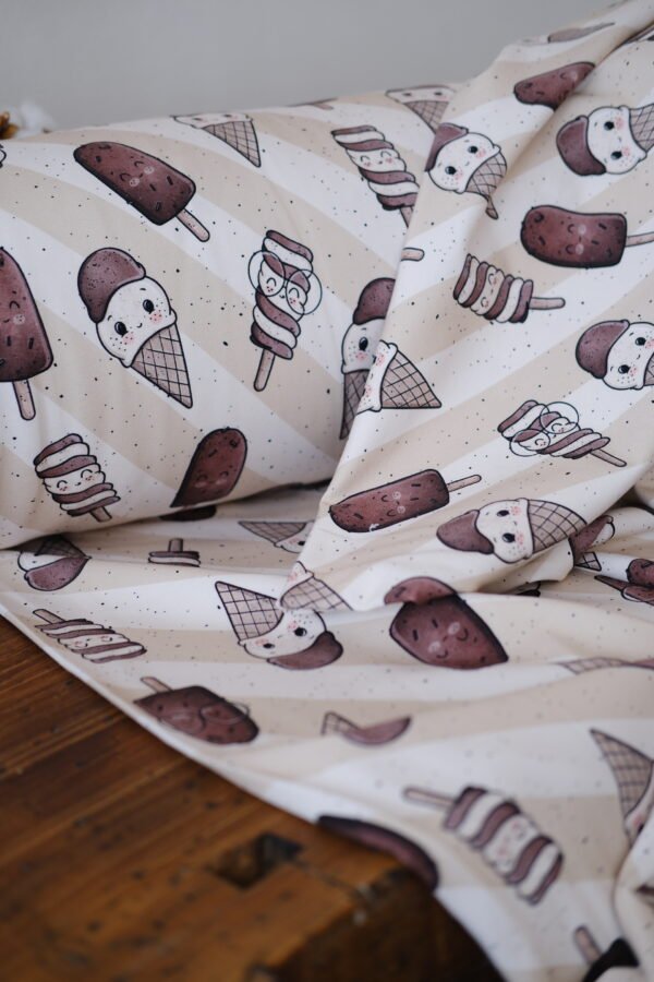 Bio-French Terry EISLIEBE coffee – Bild 4