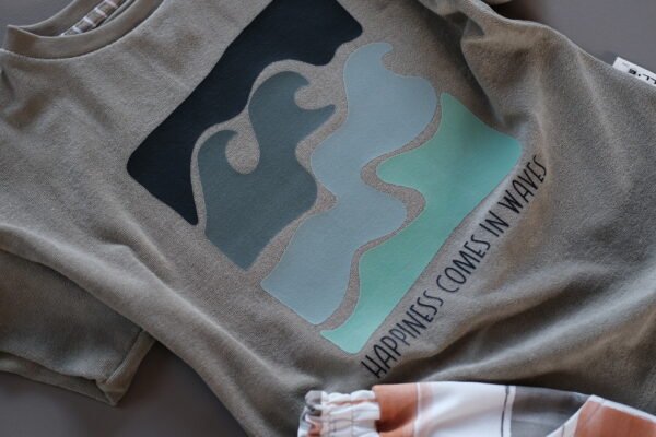 Frottee-Jersey Khaki – Bild 6