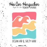 Bügelbild  OCEAN AIR & SALTY HAIR