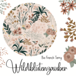 Rib Jersey WILDBLÜTENZAUBER ROSE