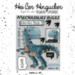 Bügelbild  ROBO REX (blau)