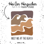 Bügelbild MEET ME AT THE BEACH