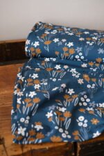 French Terry ART FLOWERS DARK – Bild 3